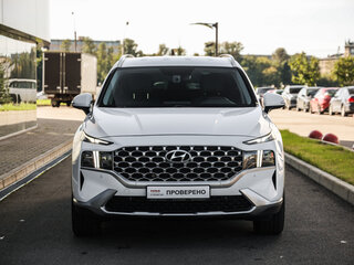 2021 Hyundai Santa Fe IV Рестайлинг, белый, 3511000 рублей, вид 4