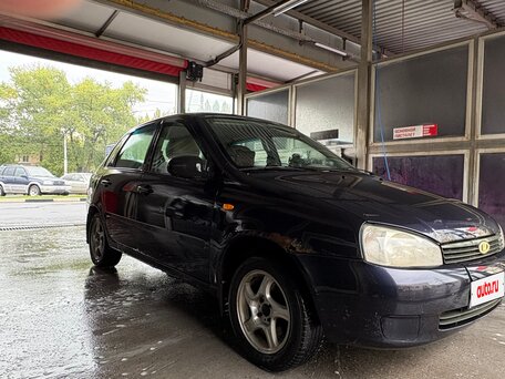 2008 Lada (ВАЗ) Kalina I, синий, 130000 рублей, вид 3