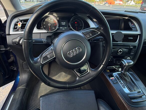 2015 Audi A5 I (8T) Рестайлинг, синий, 1900000 рублей - вид 5