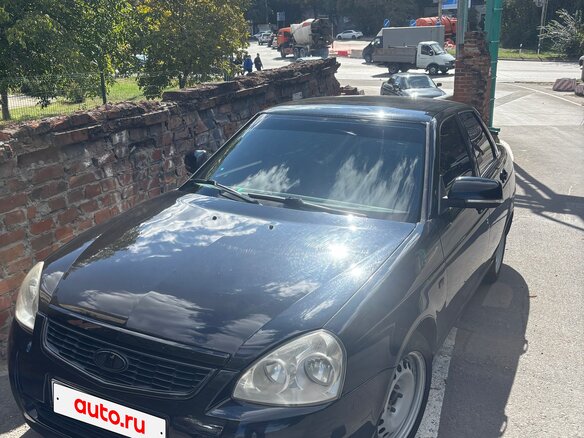 2007 Lada (ВАЗ) Priora I, чёрный, 334999 рублей - вид 5