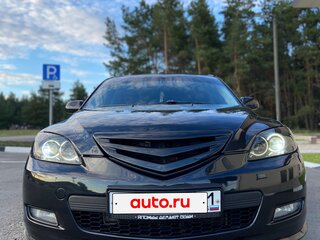 2007 Mazda 3 I (BK) Рестайлинг, чёрный, 670000 рублей, вид 4