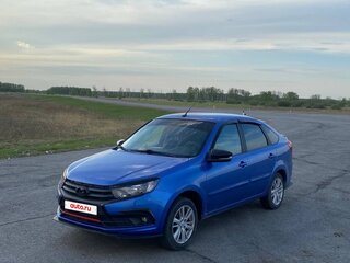 2022 Lada (ВАЗ) Granta I Рестайлинг, синий, 730000 рублей, вид 1