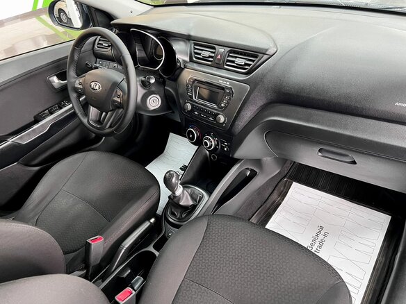 2013 Kia Rio 5-speed III, голубой, 745000 рублей - вид 12