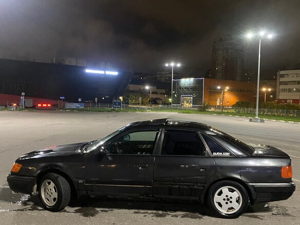 1991 Audi 100 IV (C4), чёрный, 250000 рублей - вид 7