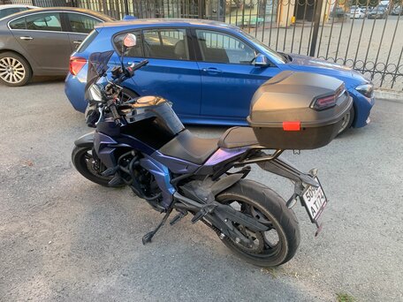 2020 CFMoto 400NK, синий, 325000 рублей, вид 4