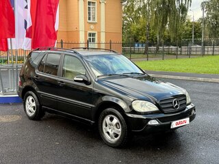 2002 Mercedes-Benz M-Класс 320 I (W163) Рестайлинг, чёрный, 635000 рублей, вид 1