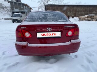 2002 Toyota Corolla IX (E120, E130), красный, 620000 рублей, вид 4