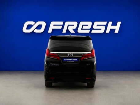 2018 Toyota Alphard III Рестайлинг, чёрный, 4189050 рублей, вид 4