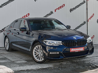 2018 BMW 5 серии 530i xDrive VII (G30/G31/G38), синий, 2880000 рублей, вид 3