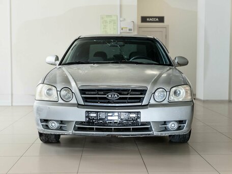 2005 Kia Magentis I Рестайлинг, серебристый, 300000 рублей, вид 2