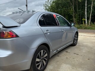 2011 Mitsubishi Lancer X Рестайлинг, серебристый, 450000 рублей, вид 5