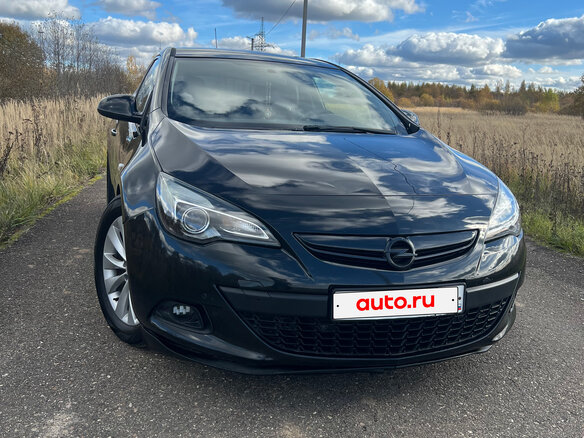 2012 Opel Astra GTC J Рестайлинг, чёрный, 730000 рублей