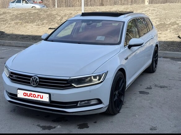 2019 Volkswagen Passat DSG7 B8, белый - вид 3