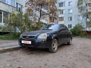 2008 Lada (ВАЗ) Priora I, чёрный, 175000 рублей, вид 2