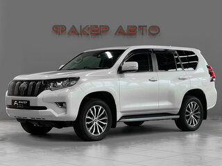 2018 Toyota Land Cruiser Prado 150 Series Рестайлинг 2, белый, 3700000 рублей, вид 1