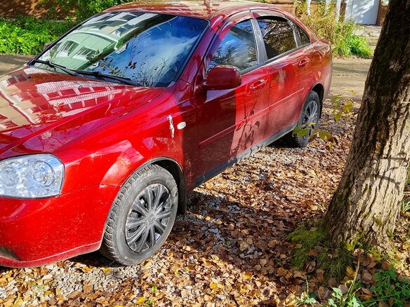 2010 Chevrolet Lacetti I, красный, 350000 рублей - вид 2
