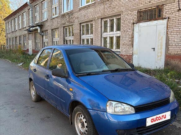 2007 Lada (ВАЗ) Kalina I, синий, 108000 рублей