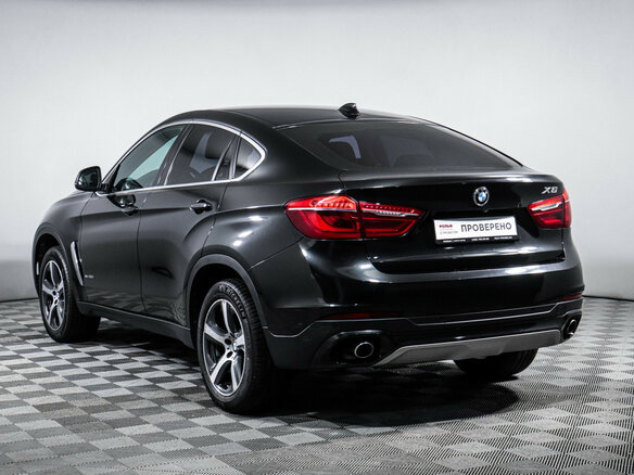 2016 BMW X6 30d II (F16), чёрный, 3910500 рублей - вид 6