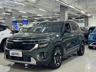 2023 Kia Seltos I Рестайлинг, зелёный, 1450000 рублей, вид 2