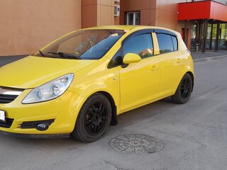 2008 Opel Corsa D, жёлтый, 400000 рублей, вид 1