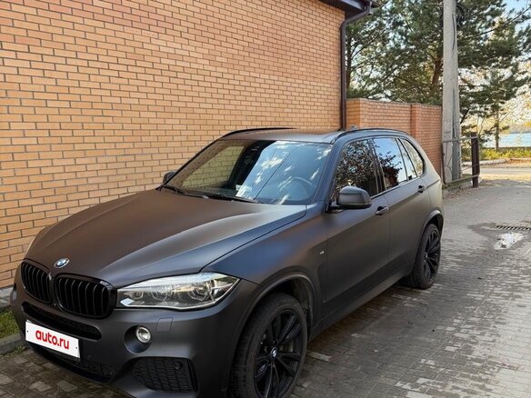 2016 BMW X5 40d III (F15), чёрный, 3500000 рублей