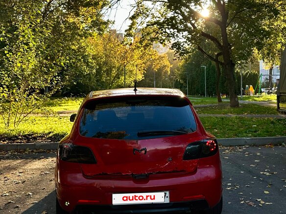 2006 Mazda 3 I (BK), красный - вид 2