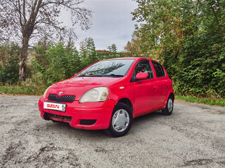 2003 Toyota Vitz I (P10), красный, 285000 рублей, вид 2