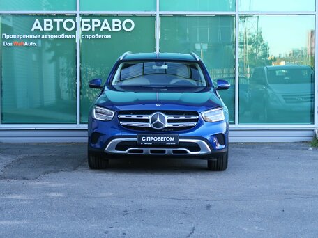 2019 Mercedes-Benz GLC 200 I (X253) Рестайлинг, синий, 4049000 рублей, вид 3