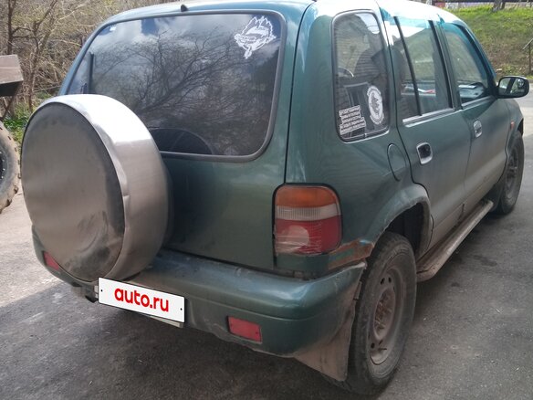 1996 Kia Sportage I, зелёный - вид 2