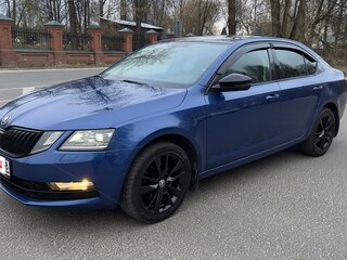2019 Skoda Octavia III (A7) Рестайлинг, синий, 1550000 рублей, вид 4