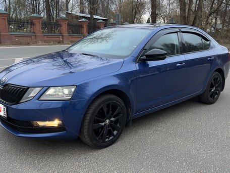 2019 Skoda Octavia III (A7) Рестайлинг, синий, 1550000 рублей, вид 4
