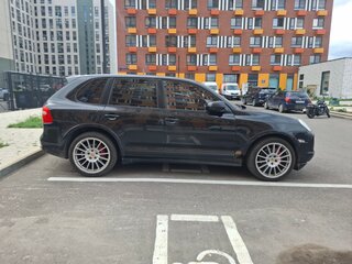 2008 Porsche Cayenne Turbo I Рестайлинг (957), чёрный, 1300000 рублей, вид 5