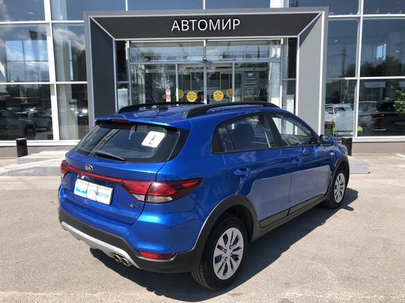 2020 Kia Rio X-Line IV, синий - вид 4