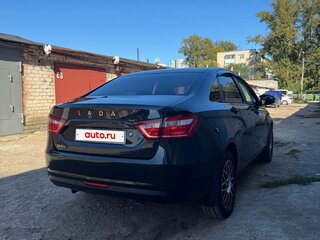 2017 Lada (ВАЗ) Vesta I, чёрный, 830000 рублей, вид 3