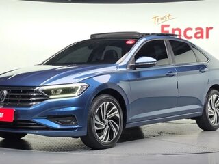 2021 Volkswagen Jetta 8-speed VII, синий, 1997000 рублей, вид 4