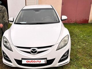 2011 Mazda 6 II (GH) Рестайлинг, белый, 900000 рублей, вид 2