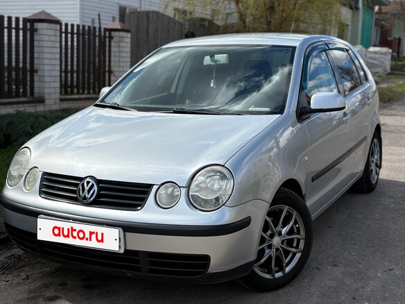 2003 Volkswagen Polo IV, серебристый, 485000 рублей