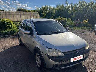 2004 Opel Corsa C Рестайлинг, серебристый, 160000 рублей, вид 3