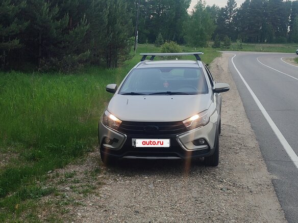 2020 Lada (ВАЗ) Vesta SW I, серый, 950000 рублей - вид 3