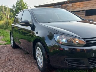 2011 Volkswagen Golf VI, чёрный, 860000 рублей, вид 4