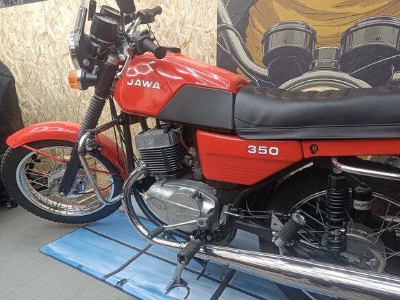 1987 Jawa 350/638, красный, 385000 рублей - вид 2