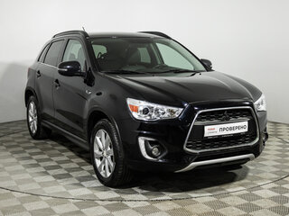 2014 Mitsubishi ASX I Рестайлинг, чёрный, 1369700 рублей, вид 3
