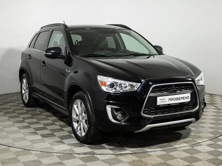 2014 Mitsubishi ASX I Рестайлинг, чёрный, 1369700 рублей, вид 3