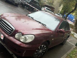 2004 Hyundai Sonata IV (EF) Рестайлинг, красный, 260000 рублей, вид 3