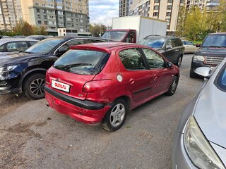 2003 Peugeot 206, красный, 120000 рублей, вид 4