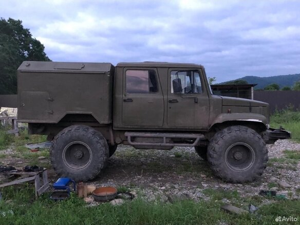 2006 ГАЗ 3308, зелёный, 1550000 рублей