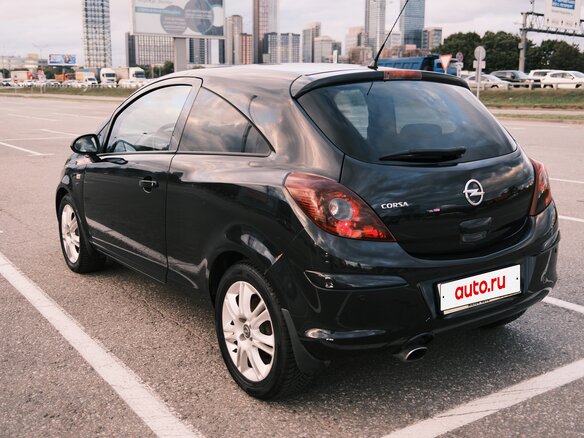 2012 Opel Corsa D Рестайлинг II, чёрный - вид 4