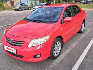 2008 Toyota Corolla AMT X (E140, E150), красный, 950000 рублей, вид 1
