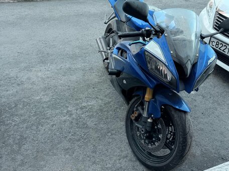 2009 Yamaha YZF-R6, синий, 739000 рублей, вид 3