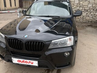2014 BMW X3 20i xDrive II (F25), чёрный, 1600000 рублей, вид 4